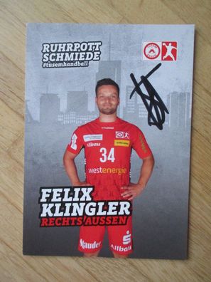 Handball Bundesliga TUSEM Essen Felix Klingler - handsigniertes Autogramm!!!