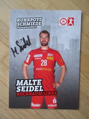 Handball Bundesliga TUSEM Essen Malte Seidel - handsigniertes Autogramm!!!