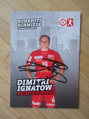 Handball Bundesliga TUSEM Essen Dimitri Ignatow - handsigniertes Autogramm!!!