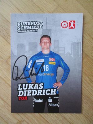 Handball Bundesliga TUSEM Essen Lukas Diedrich - handsigniertes Autogramm!!!