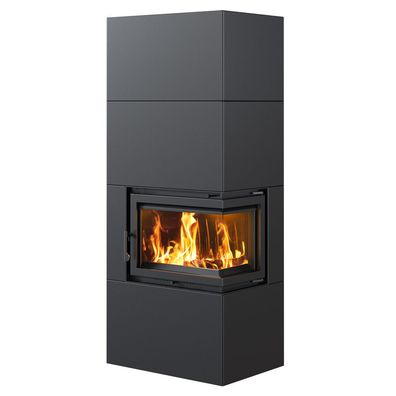 Kamineinsatz Simple Box 8 kW Ø 200 Black