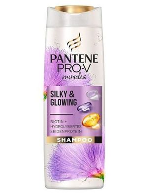 Pantene Pro-V Miracles Silky & Glowing Biotin Shampoo 250ml