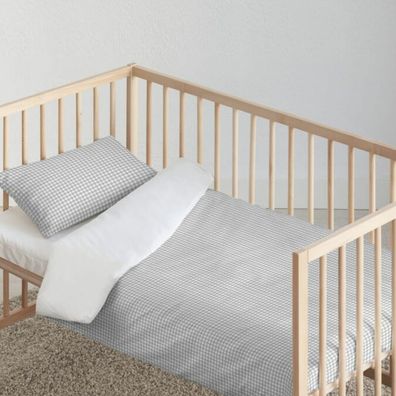 Bettbezug für Babybett Kids&Cotton Vichy 100 x 120 cm