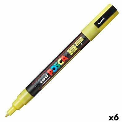 Marker POSCA PC-3ML Gelb (6 Stück)