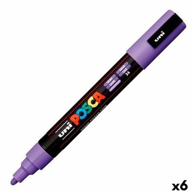 Marker POSCA PC-5M Lila (6 Stück)