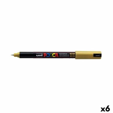 Marker POSCA PC-1MR Gold (6 Stück)