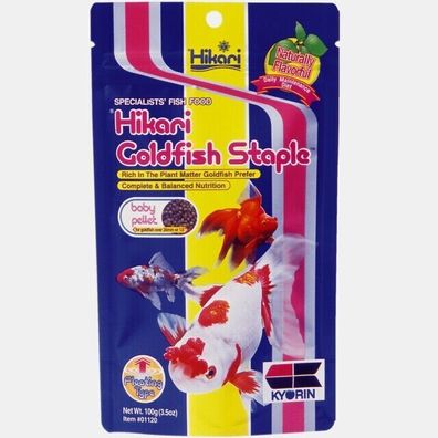 Hikari Staple Goldfish Baby 100g Futter Aquaristik Gartenteich Teich