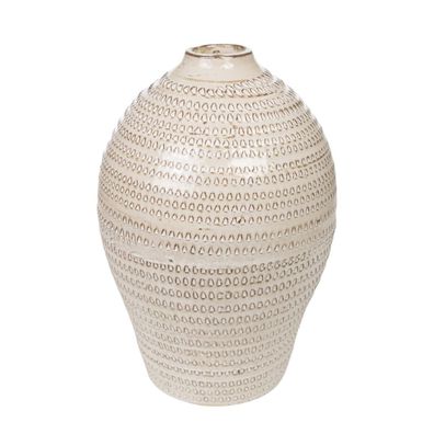 Blumenvase Romimex Beige Terrakotta 19 x 28 x 19 cm