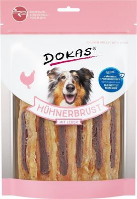 DOKAS - Hühnerbrust mit Leber 1er Pack (1 x 220g)