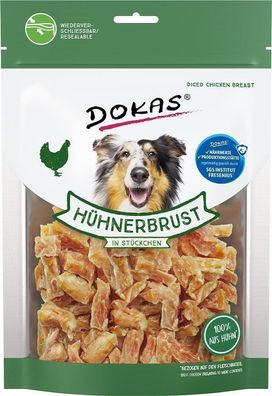 DOKAS - Hühnerbrust in Stückchen 1er Pack (1 x 200g)