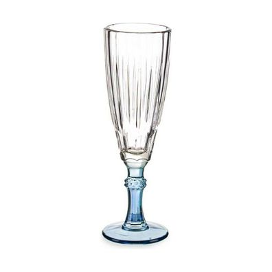 Champagnerglas Exotic Kristall Blau 170 ml