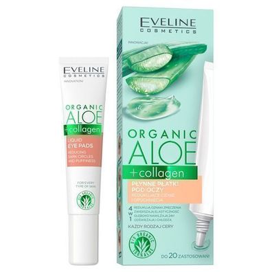 Eveline Cosmetics Organic Aloe + Collagen Augenpflege, 20 ml