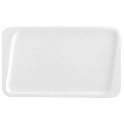 Dessertteller Quid Chef aus Keramik Weiß 25 x 15 cm (6 Stück) (Pack 6x)