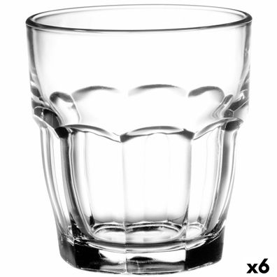 Trinkglas Bormioli Rocco Rock Bar Durchsichtig Glas 270 ml (6 Stück)