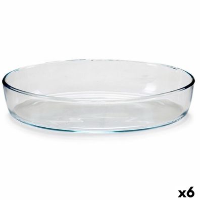 Kochschüssel Borcam Oval 2,3 L 22 x 6 x 30,5 cm (6 Stück)