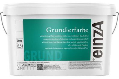 einzA Grundierfarbe 12,5 Liter weiß