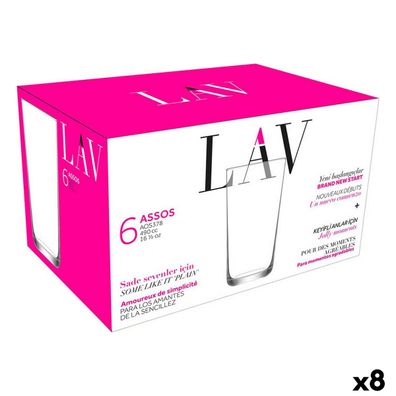 Gläserset LAV Assos 490 ml 6 Stücke (8 Stück)