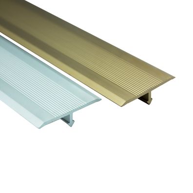 Alu T-Profil Übergangsschiene Übergangsprofil Laminat silber gold L270cm 40mm