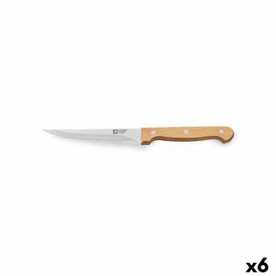 Steakmesser Richardson Sheffield Artisan Schwarz Holz Metall Edelstahl 11 cm (6 Stück