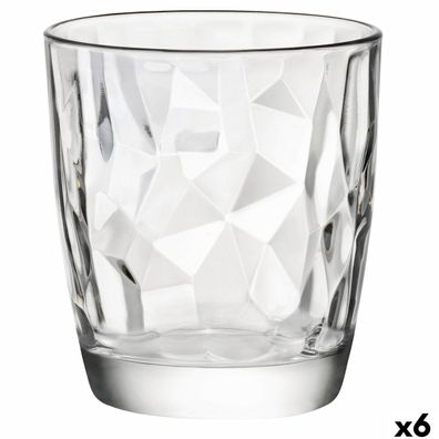 Trinkglas Bormioli Rocco Diamond Durchsichtig Glas 300 ml (6 Stück)