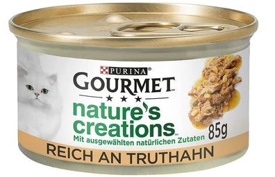 Purina Gourmet Nature's Creation, Truthahn mit Spinat, 85g