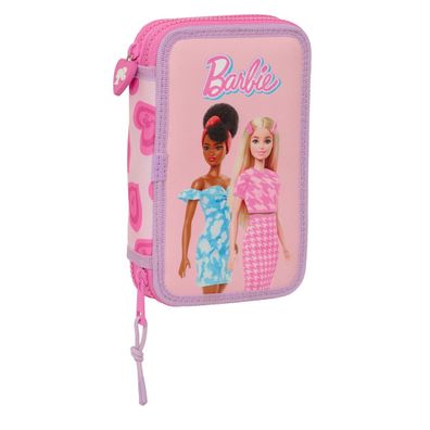 Doppel-Federtasche Barbie Love Rosa 12.5 x 19.5 x 4 cm 28 Stücke