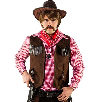 Cowboy Weste Wildlederimitat Orlob