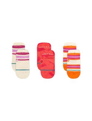 STANCE Kids Socken 3er Pack Dye Namic pink 6-12M - Größe in Monaten: