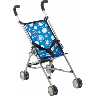 Puppenbuggy Roma blau, ca. 57cm