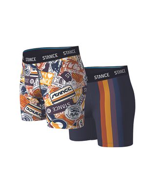 STANCE Boxershort West Coast multi 2pack - Größe: L