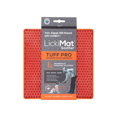 Futternapf für Hunde Lickimat Orange Polypropylen TPR