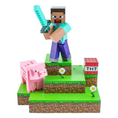 Minecraft Diorama-Leuchte Steve 30 cm