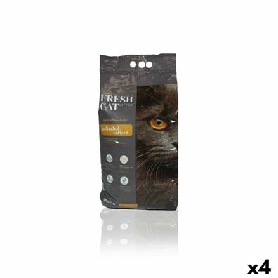 Katzenstreu Gloria Premium Aktivkohle 5 kg 4 Stück