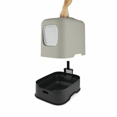 Katzentoilette Rotho My Pet Capuccino Kunststoff