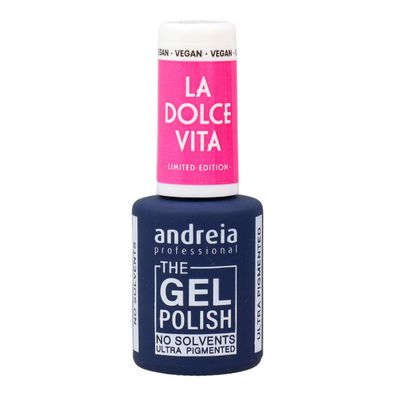 Gel-Nagellack Andreia La Dolce Vita DV5 Vibrant Pink 10,5 ml