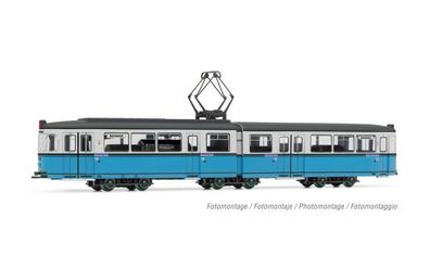 Arnold HN2529D Tram, DUEWAG GT6, Heidelberg, blau/weiß, Spur N