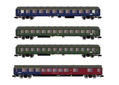 Arnold HN4359 4-teiliges Personenwagen-Set der DB Ep Spur N