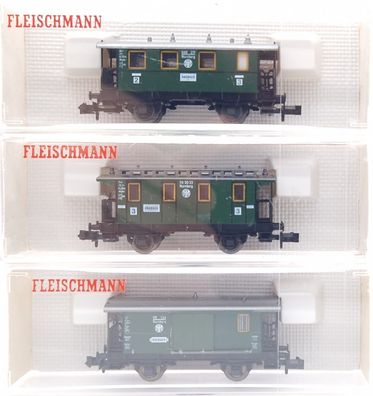 Gebrauchtes 2400007 Fleischmann N 8051-52-55- DRG 3 Perso Spur N gebraucht 1:160