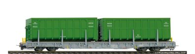 Bemo 2291114 Güterwagen RhB R-w 8374 ACTS-Tragwagen m Spur H0m