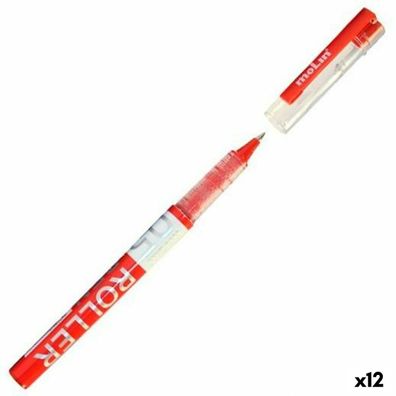 Flüssigtintenstift Molin Rot türkis 0,5 mm (12 Stück)