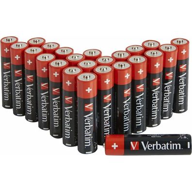 Verbatim Aa Alkaline Batteries 1.5 V - Quantity: 24