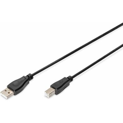 Digitus Ak-300102-018-S Usb Cable 1,8 M Usb 2.0 Usb A Usb B Black