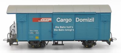 Bemo 2282175 RHB Gedeckter Kühl + Güterwagen - Cargo Spur H0m