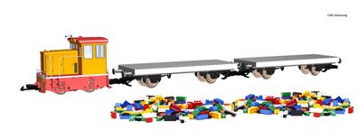 Piko 37155 G-Start Set Güterzug Klemmbaustein Spur 2m