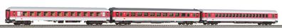 Piko 58249 3er Set Personenwagen IC 602 Gorch Fock Spur H0