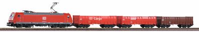 Piko 59014.2 E-Lok BR 185 Digital DCC mit 3 x Hochbor Spur H0