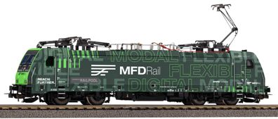 Piko 71329 H0 E-Lok BR 186 MFD Rail Railpool VI DC- Spur H0