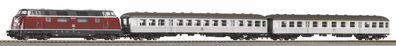 Piko 59018.1 Personenzug Diesellok BR 220 und 2 Silbe Spur H0