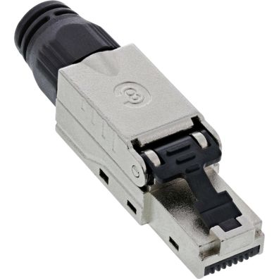 InLine® RJ45 Stecker Cat.8.1 2000MHz, feldkonfektionierbar, geschirmt, mit Schra