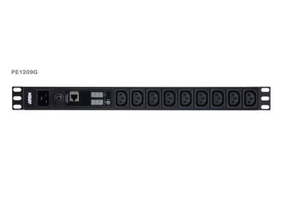 ATEN PE1209G 19Zoll Basis-PDU mit Messfunktion IEC-C20 zu 9x IEC-C13